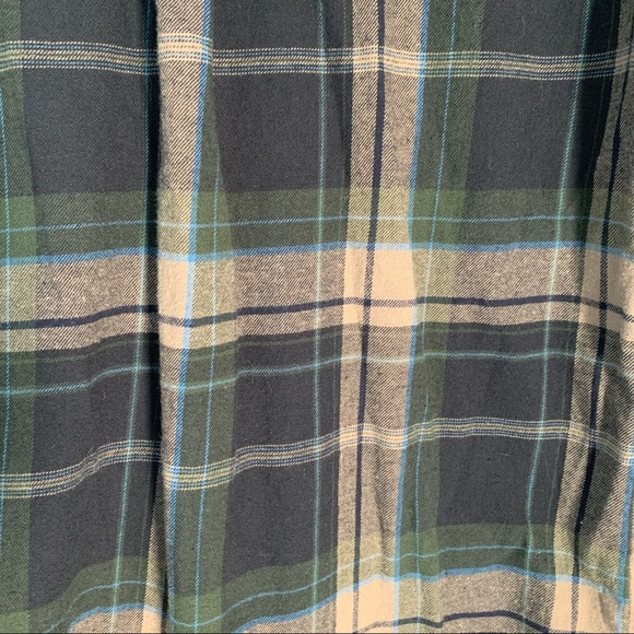 Men’s Large Mountain Warehouse Green Flannel Shirt - Picture 7 of 7